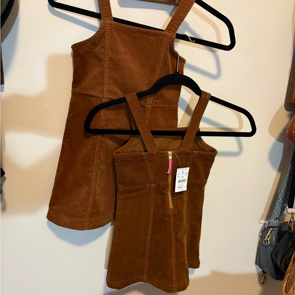 Crewcuts Brown Corduroy Kids Overalls - Picture 8 of 8